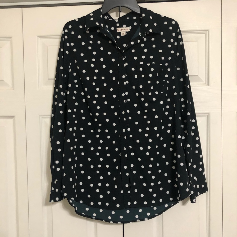 Merona Button Down Shirt Size Large